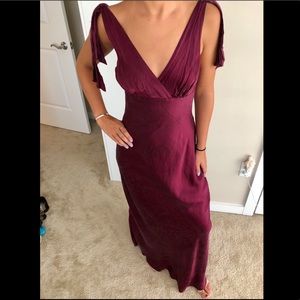 BCBGMAXAZRIA 100% Silk Maxi Dress